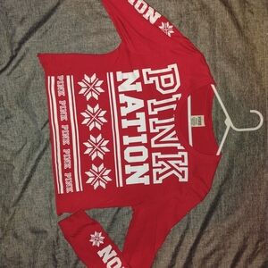 PINK Victoria's Secret Red Top